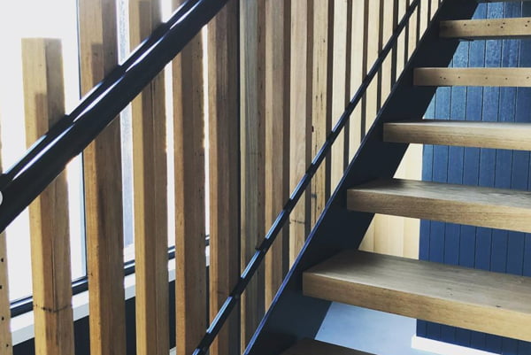 Timber stairs